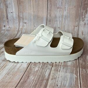 Birkenstock White Sandals
